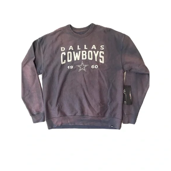 Men's Dallas Cowboys Vintage Distressed Midnight Crewneck Shirt MSRP $95 NWT M - Picture 2 of 3